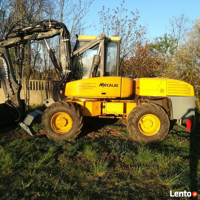 Usługi koparką, Koparkoładowarką Mecalac12 Advert M.B