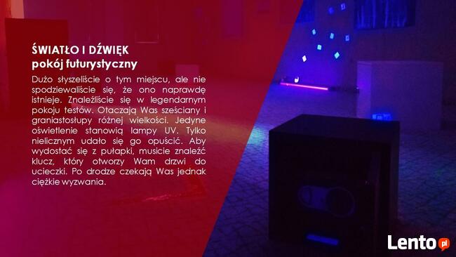 Pokoje zagadek - escape room ;)