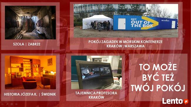 Pokoje zagadek - escape room ;)