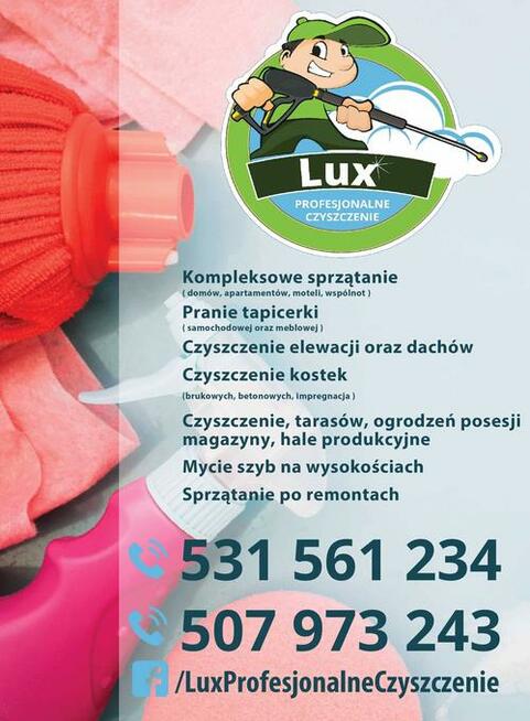 Lux firma sprzątająca mycie i czyszczenie wszelkich powierzc