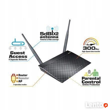 Router ASUS RT-N12+ Wireless-N300 - CAŁA PL