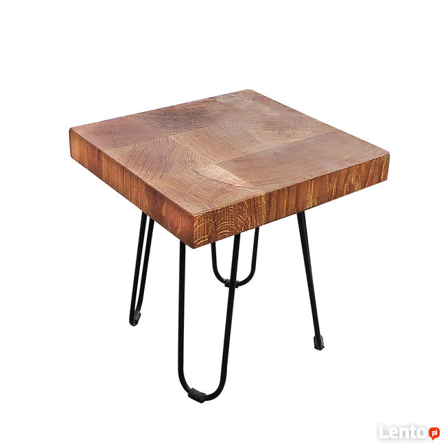 stoliki kawowe i stołki z litego drewna dębowego