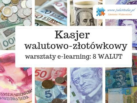 Kurs – Kasjer walutowo-złotówkowy - 8 walut