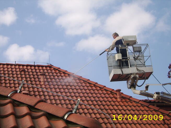 Mycie dachów, mycie elewacji