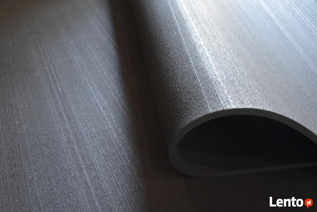 Mata gumowa siłownia pod urządzenia czarna 10mm kl.2