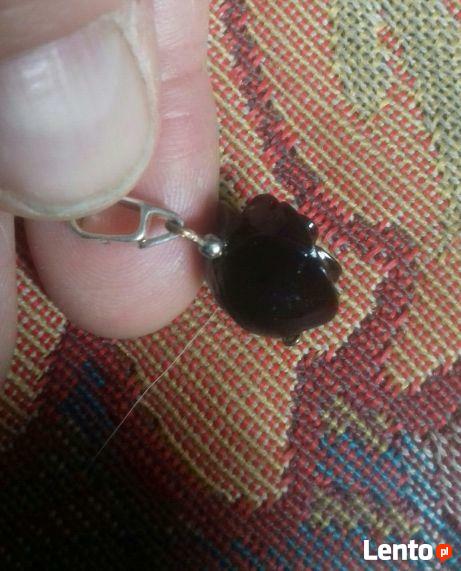 wisiorek etno róża tridacna srebro 925