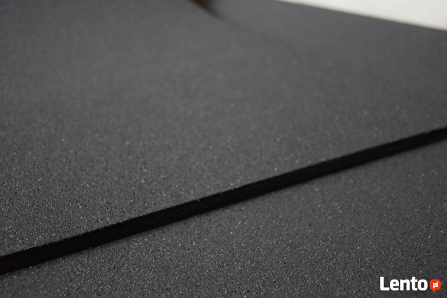 Mata gumowa siłownia pod urządzenia czarna 10mm kl.2