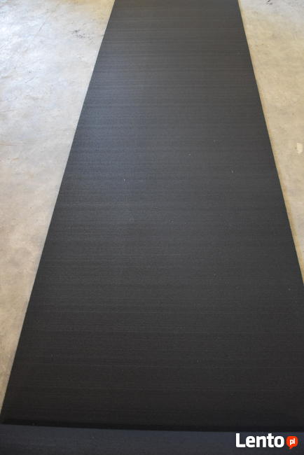 Mata gumowa siłownia pod urządzenia czarna 10mm kl.2