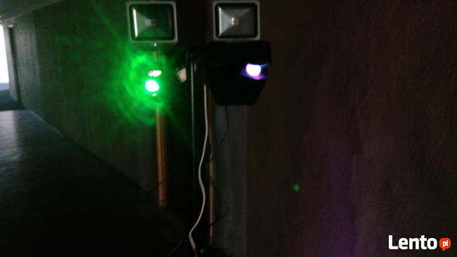 Efekty dyskotekowe LED, oświetlenie zestaw na statyw, POLECAM!