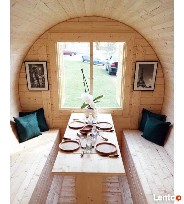 SAUNA beczka ogrodowa Z WEJŚCIEM BOCZNYM Ø2.2m x 6,0 m