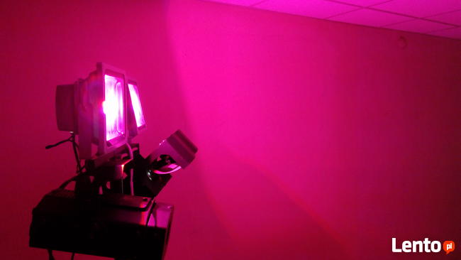 Efekty dyskotekowe LED, oświetlenie zestaw na statyw, POLECAM!