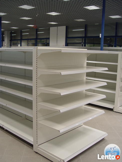 REGAŁY SKLEPOWE METALOWE gondola środkowy regał sklepowy