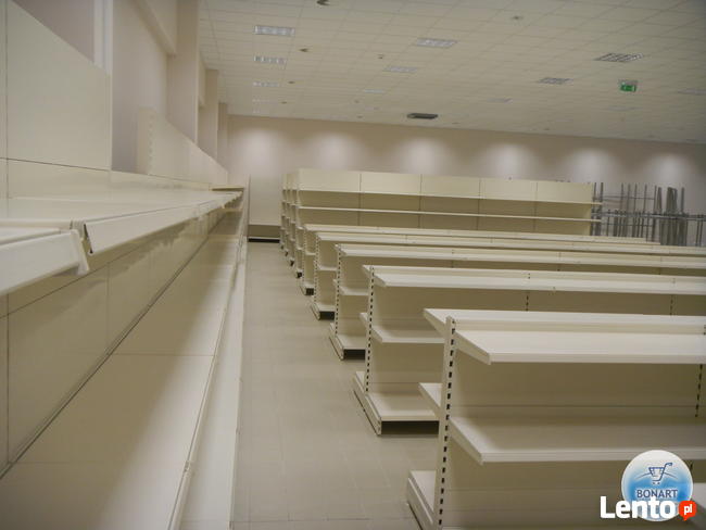 REGAŁY SKLEPOWE METALOWE gondola środkowy regał sklepowy