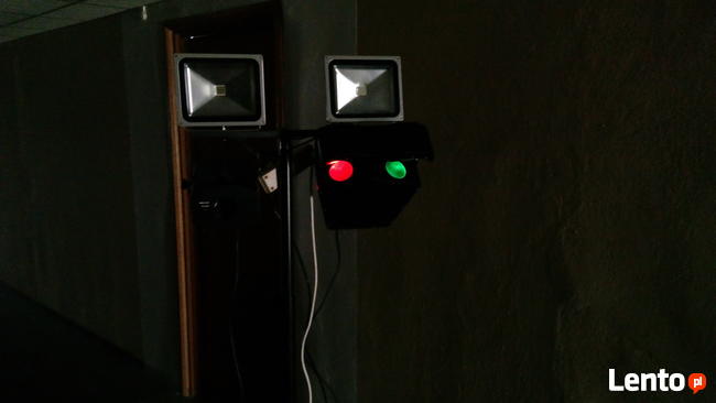 Efekty dyskotekowe LED, oświetlenie zestaw na statyw, POLECAM!