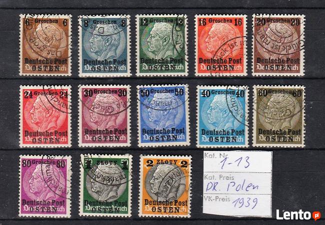 Znaczki D. Reich - rok emisji -1939,gwarancja BPP.