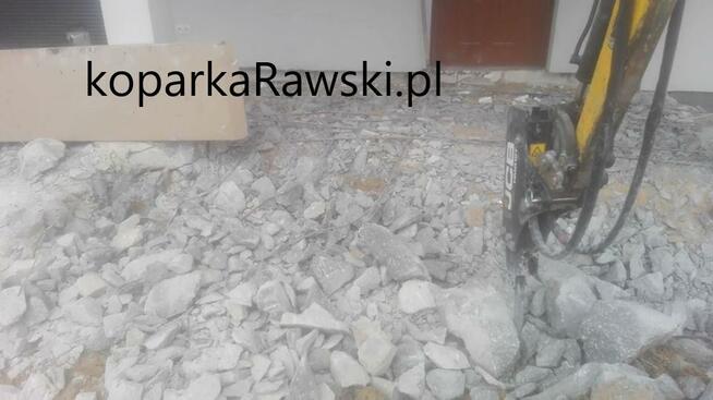 Minikoparka, Usługi minikoparką wykopy wiertnica , świder