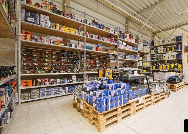 Regał magazynowy na magazyn do marketu budowkalego