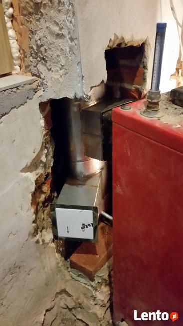 wkłady kominowe frezowanie, rozwiercanie kominów kominiarz