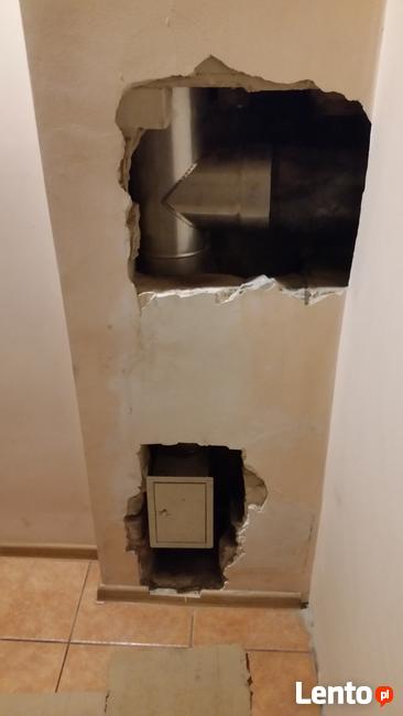 wkłady kominowe frezowanie, rozwiercanie kominów kominiarz