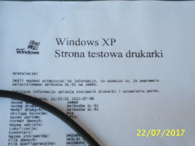 Drukarka igłowa Seikosha SL92 w bardzo dobrym stanie!