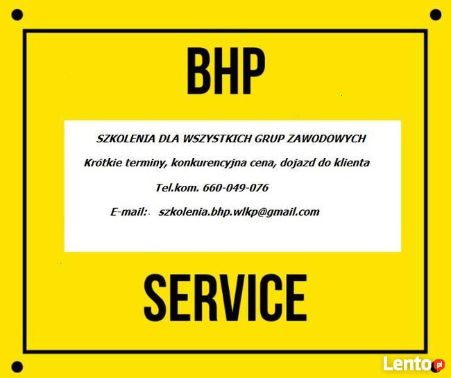 BHP - szkolenia dla pracodawców i pracowników