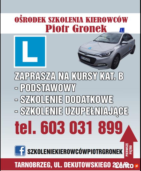 Jazdy doszkalające kat.B przed egzaminem Tarnobrzeg