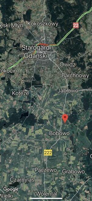 Działka budowlana w Bobowie 1950 metrów