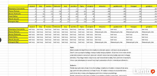 Korepetycje MS EXCEL poziom podstawowy i zaawansowany