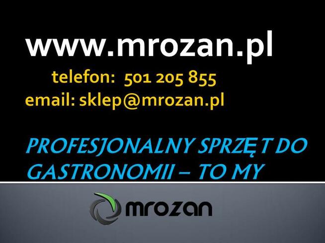 PROFESJONALNY SPRZĘT DO GASTRONOMII