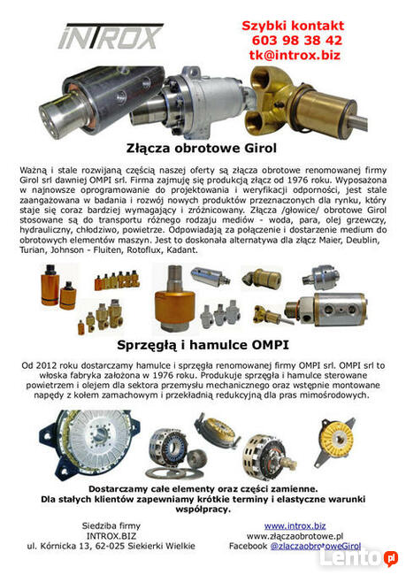 Złącze hydrauliczne 1 1/4nie Rotoflux Johnson Kadant