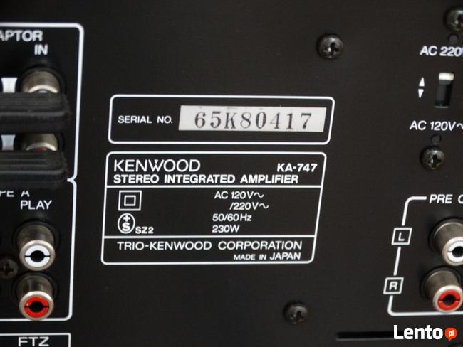 Archiwalne Wzmacniacz i tuner Kenwood KA-747 i KT-747sprawny