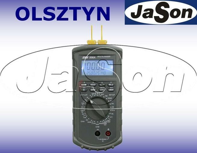 Termometr logger/rejestrator 4 kanałowy RS232 kl. 0,05% - CH