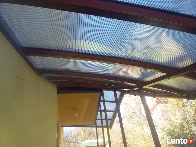 Zadaszenia z poliwęglanu , plexi , scianki działowe Małopol