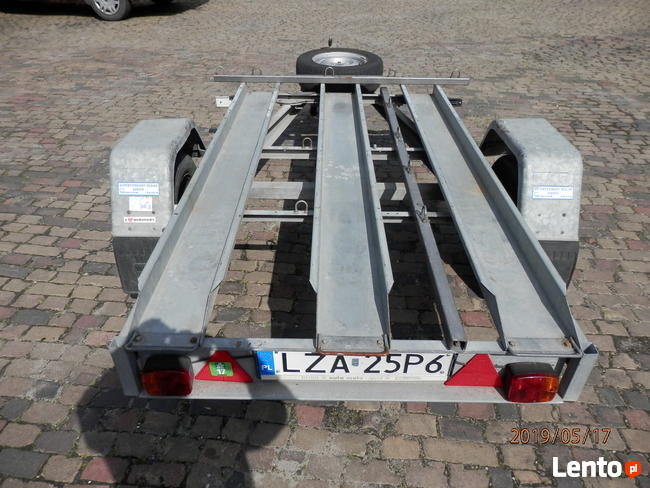 Przyczepa przyczepa do przewozu motocykli wyporzyczalnia