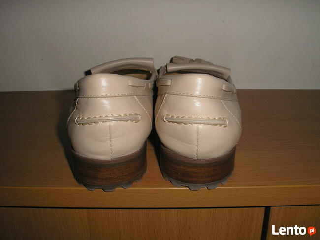 mokasyny skóra naturalna 36 23cm.
