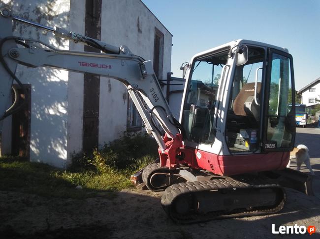 usługi minikoparką przeciski pod drogami