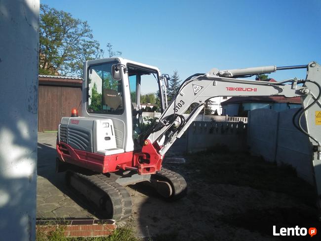 usługi minikoparką przeciski pod drogami