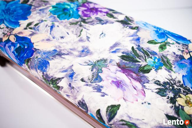 Ławeczka Pufa Tapicerowana Siedzisko Gładkie LEA 535