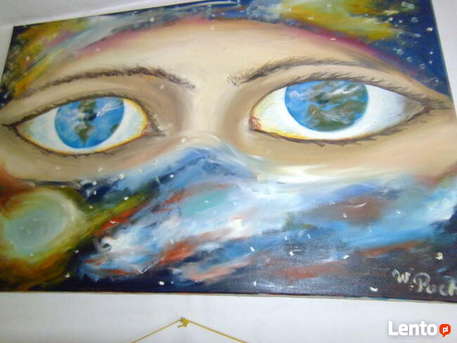 obraz olejny Uniwersum