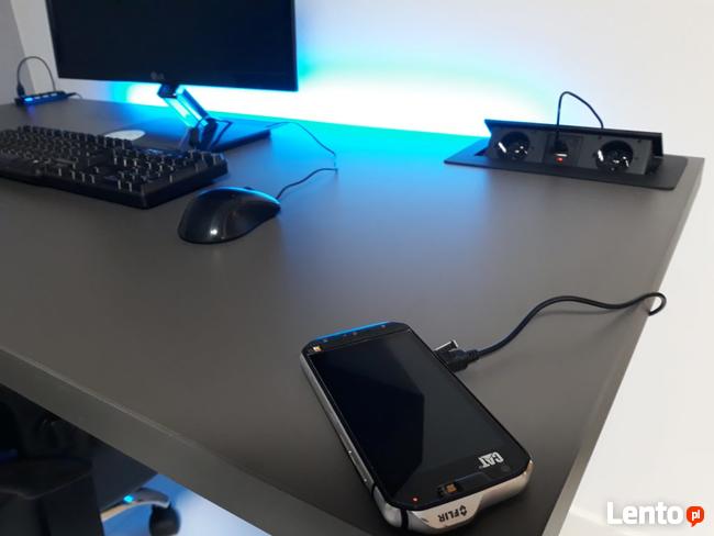 Biurko Gamingowe LED komputerowe dla gracza USB3.0 Darmowa d