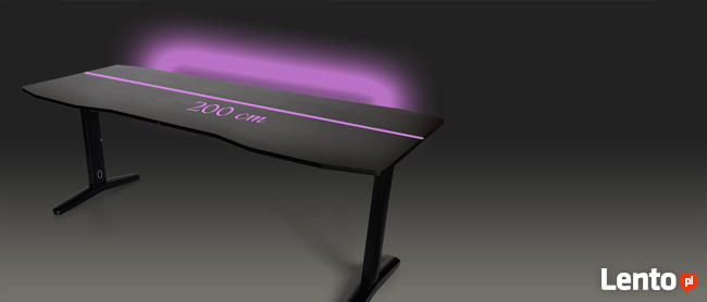 Biurko GAMINGOWE 2 metry 200CM/80CM LED Monster OKAZJA!!! Pr