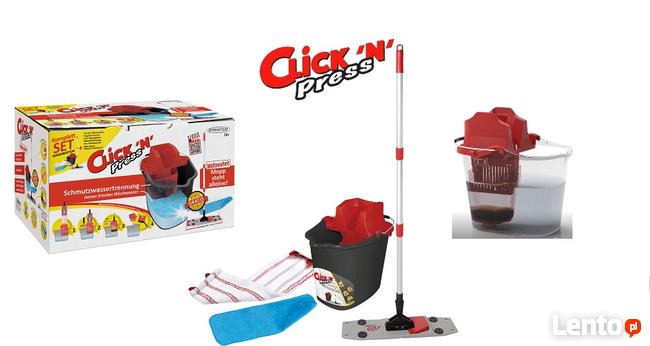 Mop z wiadrem Click N Press komplet do mycia podłóg - SPRI