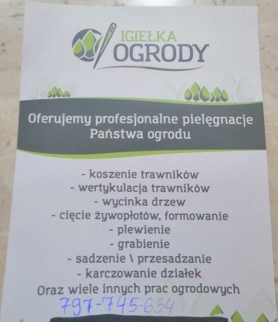 Oferuje usługi ogrodnicze najtaniej na rynku!!!