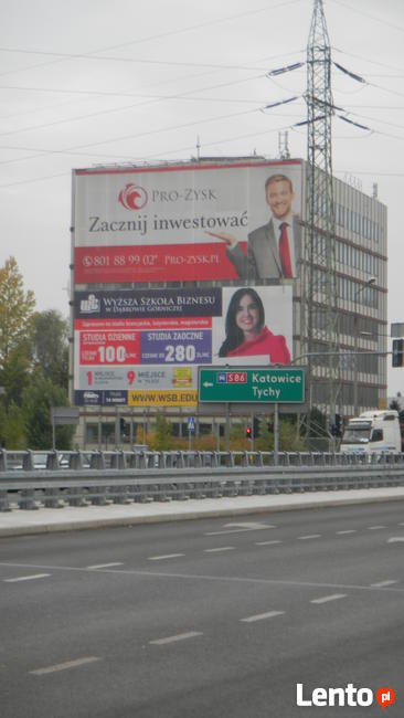 Sosnowiec - Reklama mesh