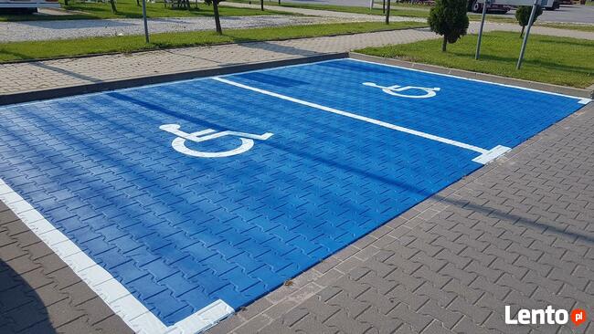 Malowanie linii, pasów, symboli bhp.