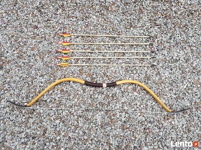 Łuk refleksyjny Larp łucznictwo zestaw strzały rekonstrukcja