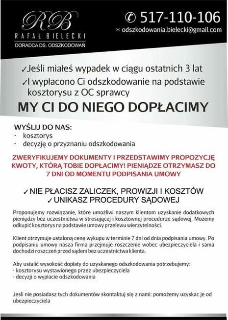 Szkoda na pojeździe