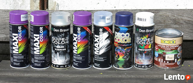 SPRAY Spreje Maxi Color Den Braven Deco Color Lazura do drew