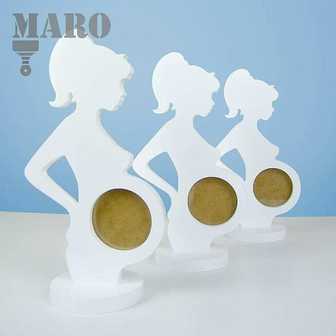 Ramka na zdjęcie usg, ramka na usg, kobieta, bocian