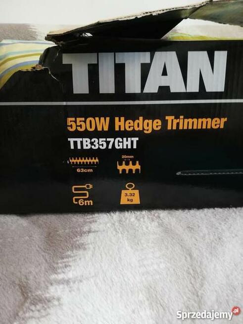 Nożyce Elektryczne do Żywopłotu TITAN TTB357GHT 60 cm 550W